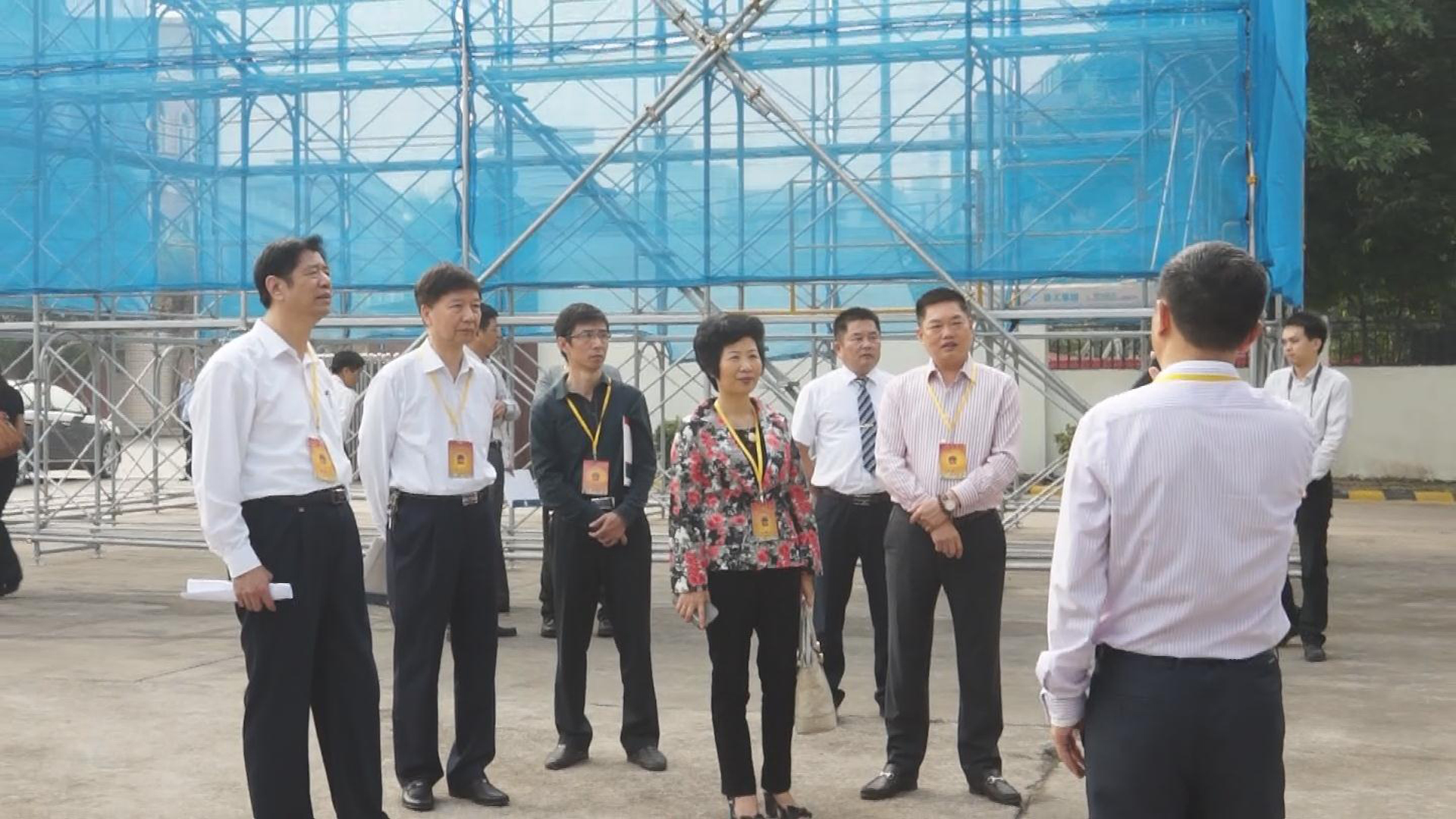 漳州市人大常委会主任吴玉辉 参观调研